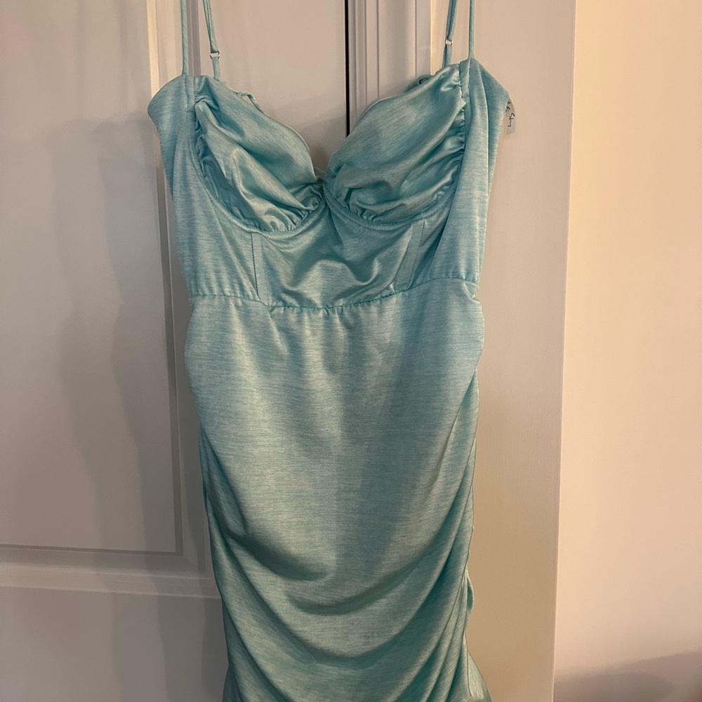 Blue Lucy in the Sky mini dress
